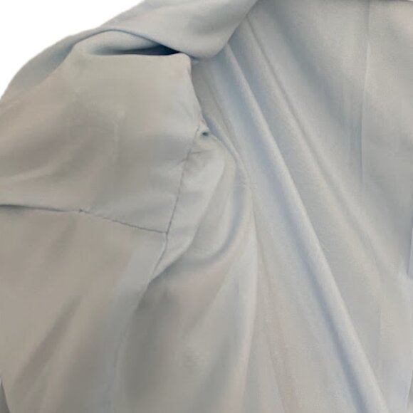 ESQUALO Sky Blue Blazer with Scrunch Sleeves New with Tags - Picture 6 of 13